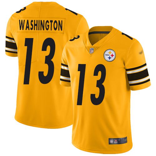 Men Pittsburgh Steelers 13 James Washington Nike Gold Inverted Legend NFL Jersey
